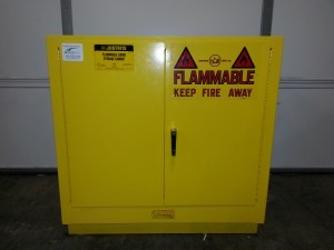 Justrite 22-Gallon Cap. Single Door Flammable Storage Cabinet